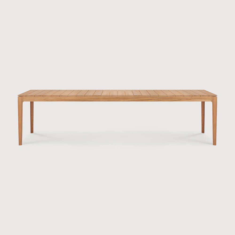 Ethnicraft Tuintafel 'Bok' Teakhout, 300 x 110cm, kleur Naturel