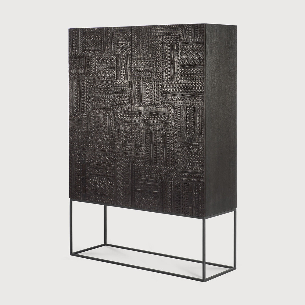 Ethnicraft Opbergkast 'Tabwa' Gevernist Teakhout, 180 x 126cm