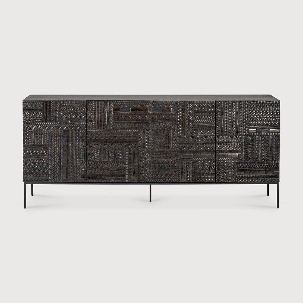 Ethnicraft Dressoir 'Tabwa' Gevernist Teakhout, 200cm