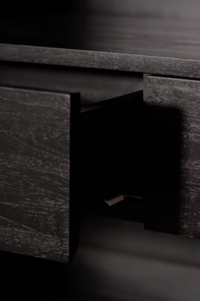 Ethnicraft Opbergkast 'Grooves' Gevernist Teakhout, 162 x 102cm