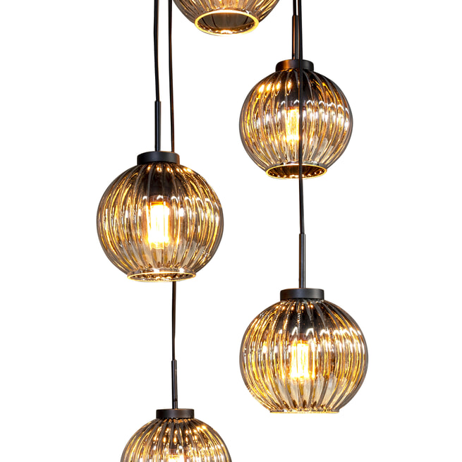 BASE Hanglamp 'Melin' 5-lamps