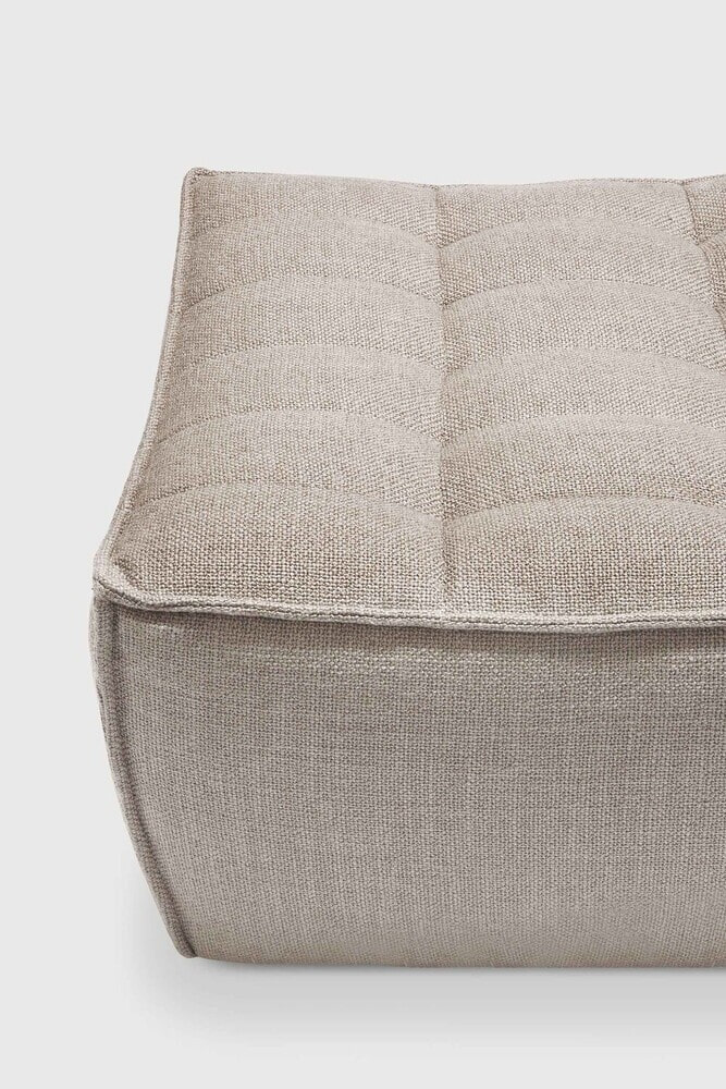 Ethnicraft Hocker 'N701' 70 x 70cm, kleur Beige