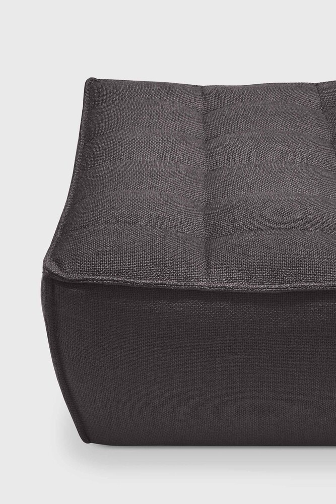 Ethnicraft Hocker 'N701' 70 x 70cm, kleur Donkergrijs