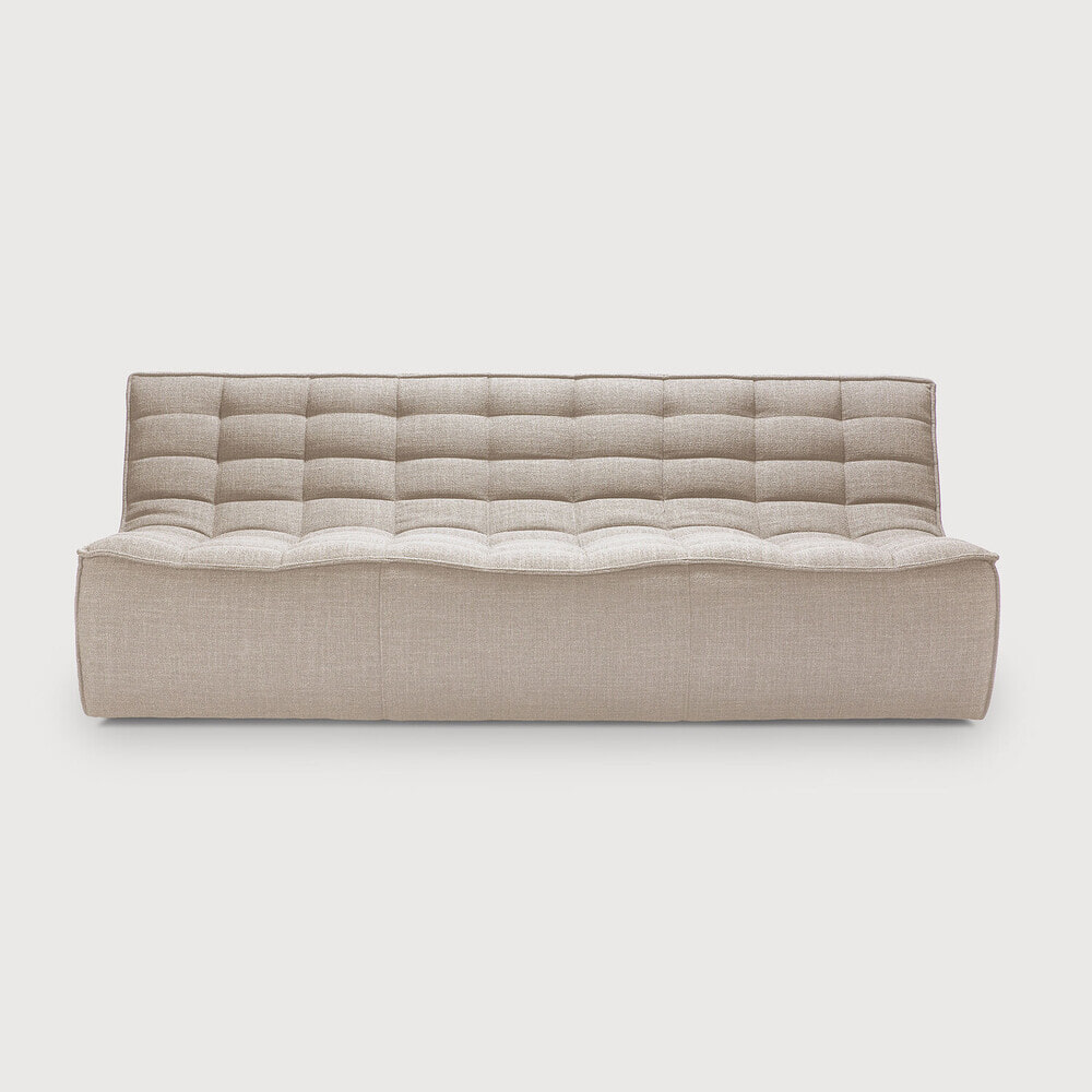 Ethnicraft Modulaire Bank N701 UK Residentieel 3-zits - Beige