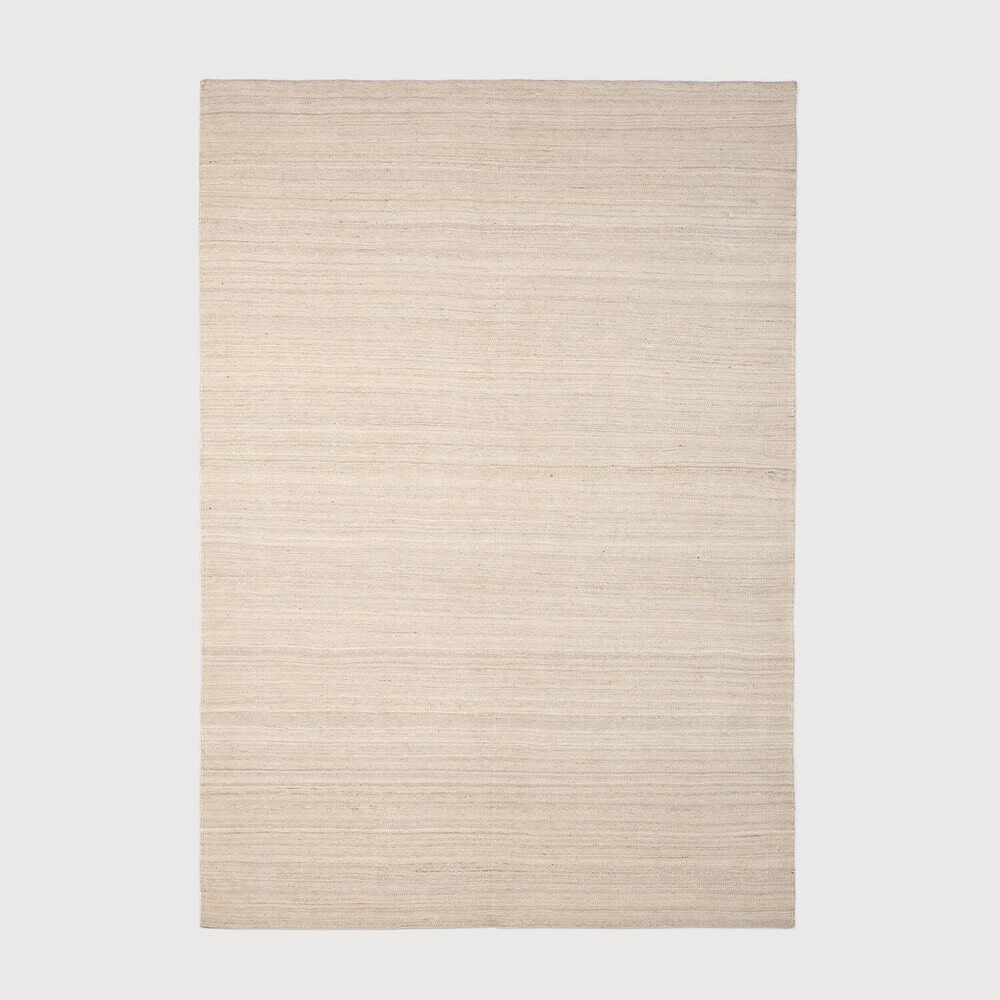 Ethnicraft Vloerkleed 'Nomad' Wol, kleur Zand