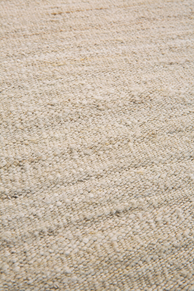 Ethnicraft Vloerkleed 'Nomad' Wol, 250 x 350cm, kleur Zand