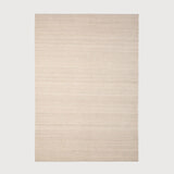 Ethnicraft Vloerkleed 'Nomad' Wol, 250 x 350cm, kleur Zand