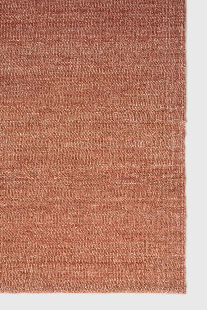 Ethnicraft Vloerkleed 'Nomad' Wol, 250 x 350cm, kleur Terracotta