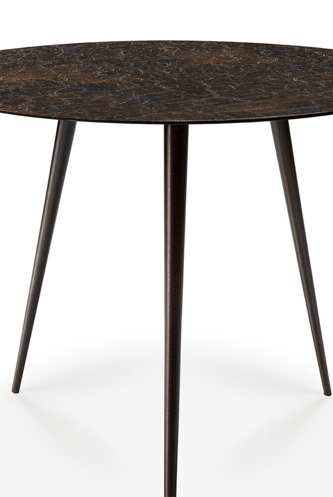 Ethnicraft Ronde Salontafel 'Luna' Minerals, 50cm, kleur Whisky