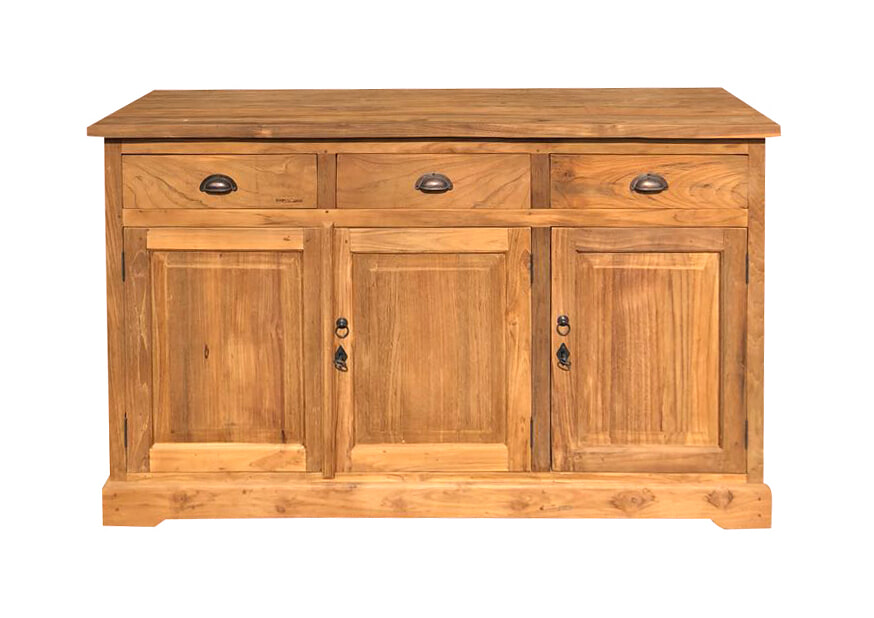 Livingfurn Dressoir Brussel Teakhout, 150cm - Bruin