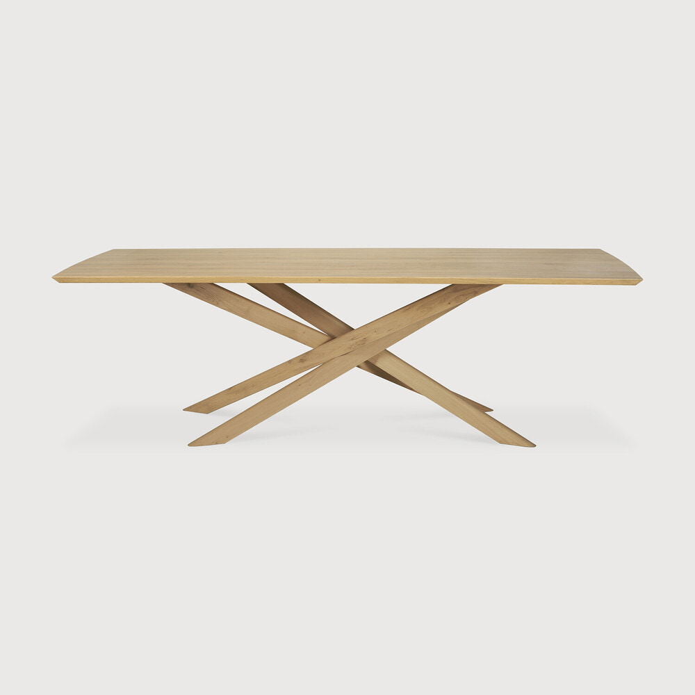 Ethnicraft Eettafel 'Mikado' Geolied Eikenhout, 280 x 110cm