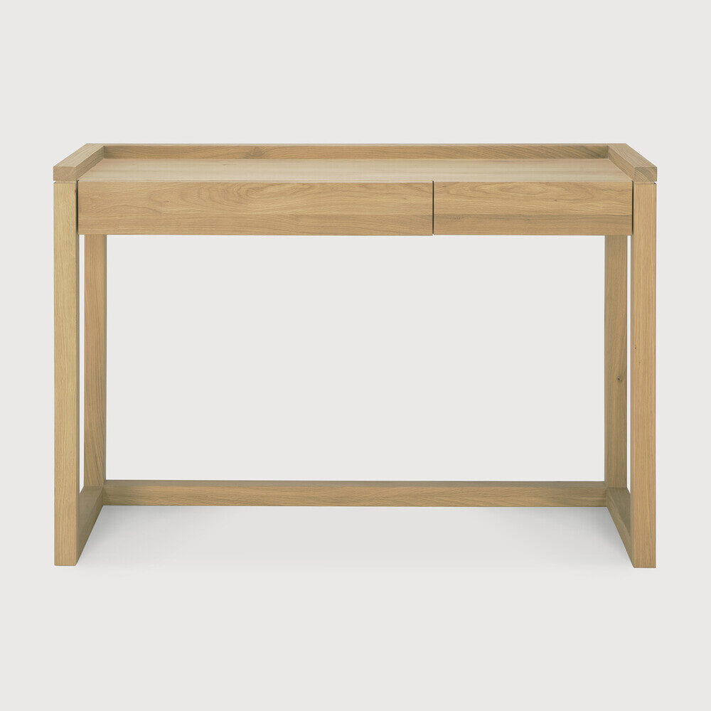 Ethnicraft Bureau Frame Geolied Eikenhout, 120 x 43cm - Naturel