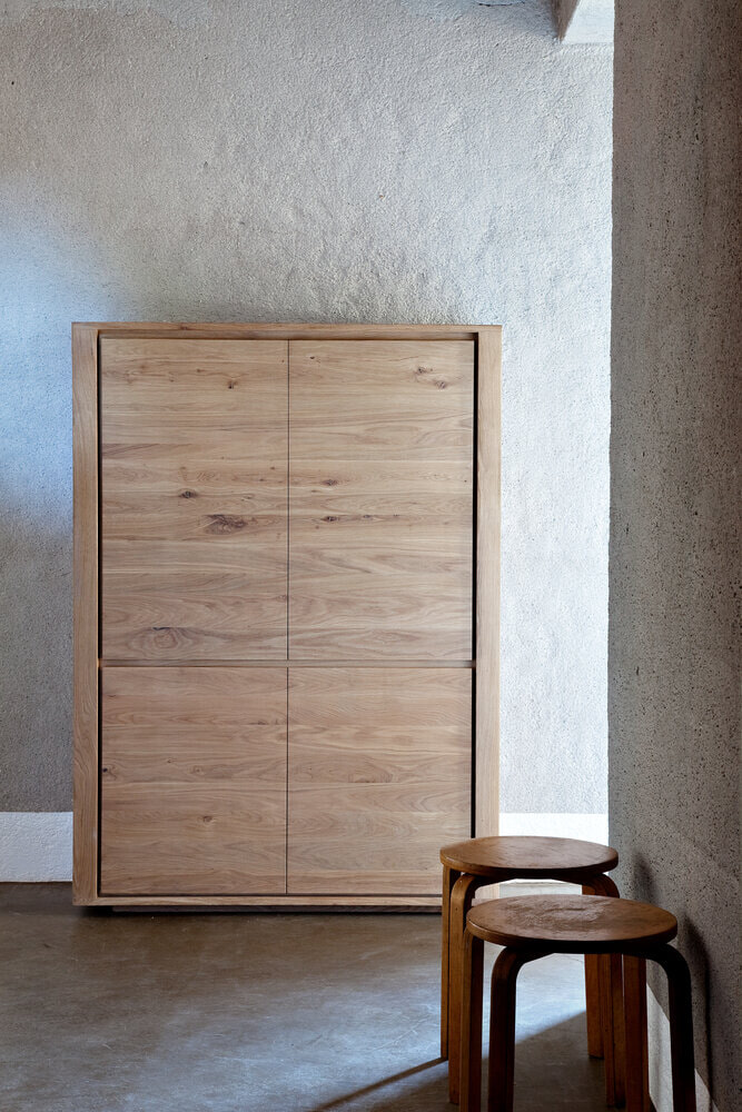 Ethnicraft Opbergkast 'Shadow' Geolied Eikenhout, 160 x 115cm