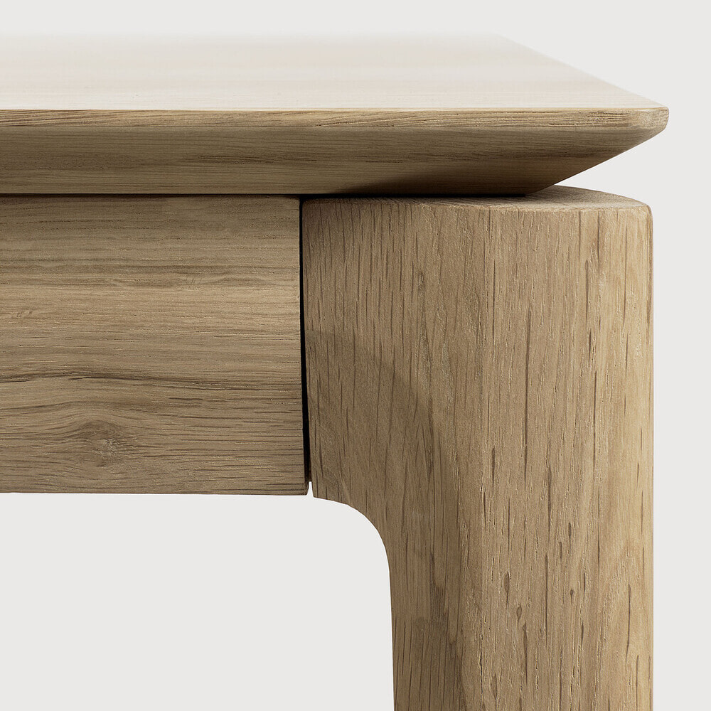 Ethnicraft Eettafel 'Bok' Geolied Eikenhout, 160 x 80cm