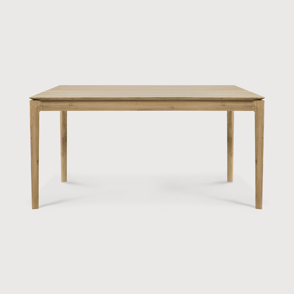 Ethnicraft Eettafel 'Bok' Geolied Eikenhout, 160 x 80cm