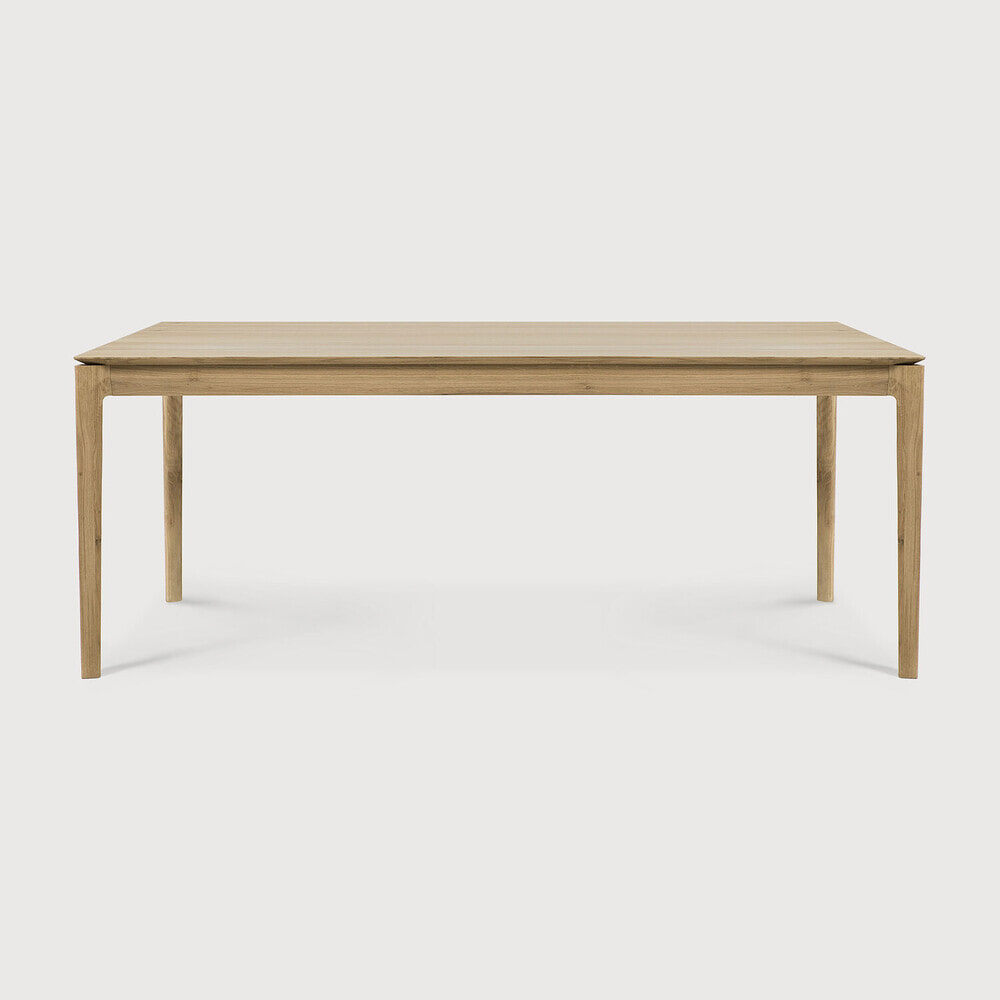 Ethnicraft Eettafel 'Bok' Geolied Eikenhout, 200 x 95cm