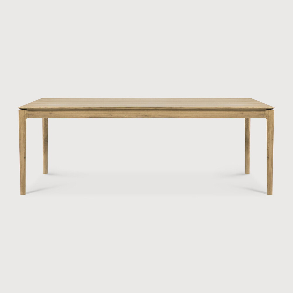 Ethnicraft Eettafel 'Bok' Geolied Eikenhout, 220 x 95cm