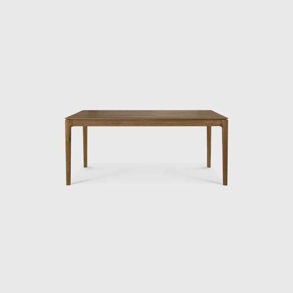 Ethnicraft Uitschuifbare Eettafel 'Bok' Ruw Teakhout, 180/280 x 100cm