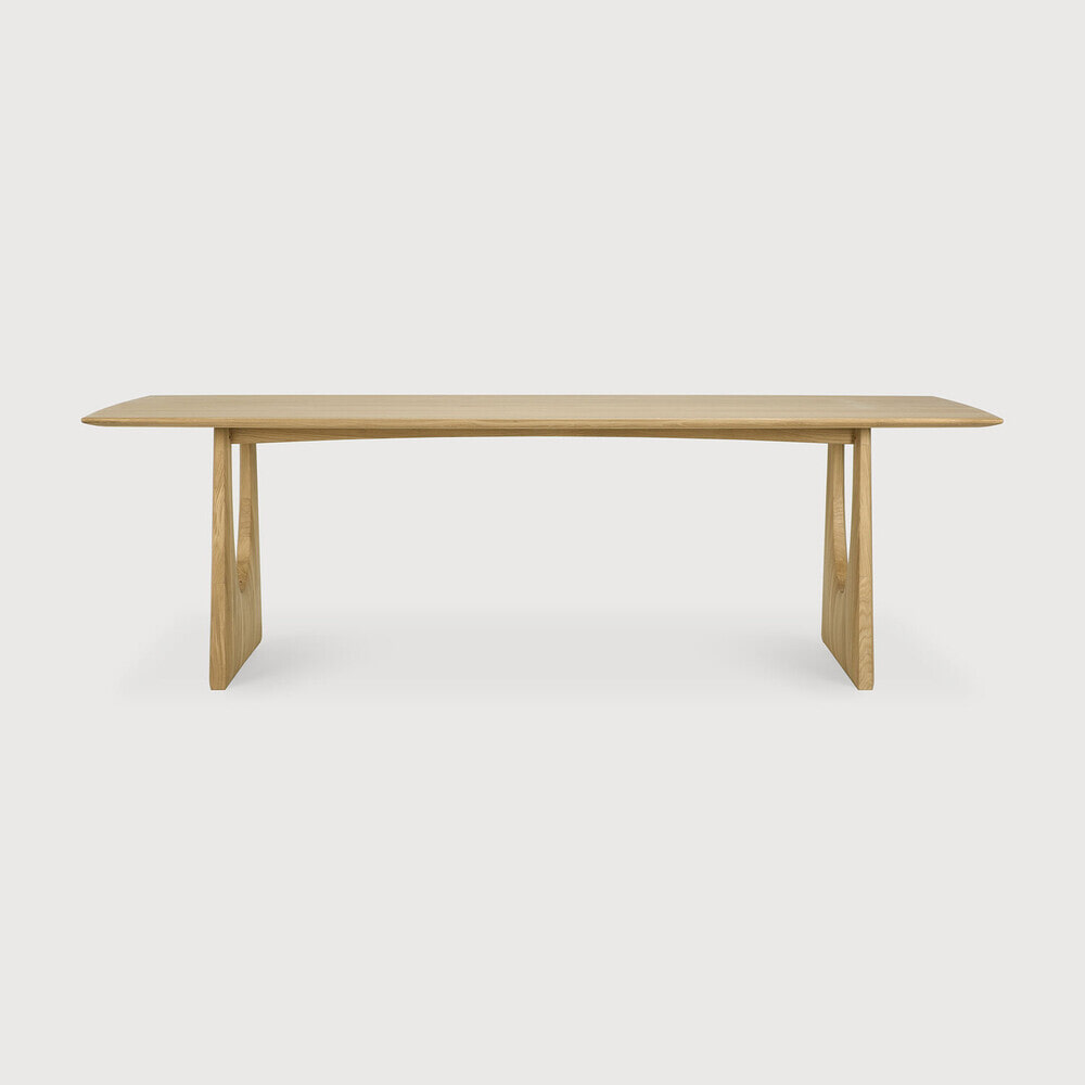Ethnicraft Eettafel 'Geometric' Geolied Eikenhout, 250 x 100cm