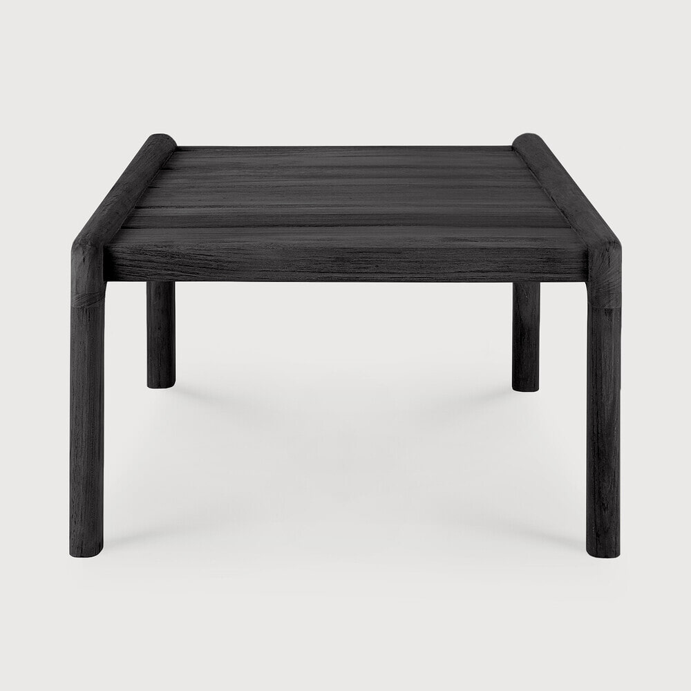 Ethnicraft Outdoor Bijzettafel 'Jack' Teakhout, 54 x 54cm, kleur Zwart