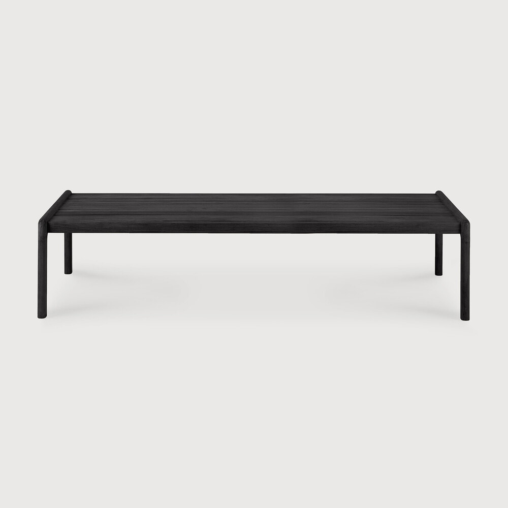 Ethnicraft Outdoor Salontafel 'Jack' Teakhout, 150 x 65cm, kleur Zwart