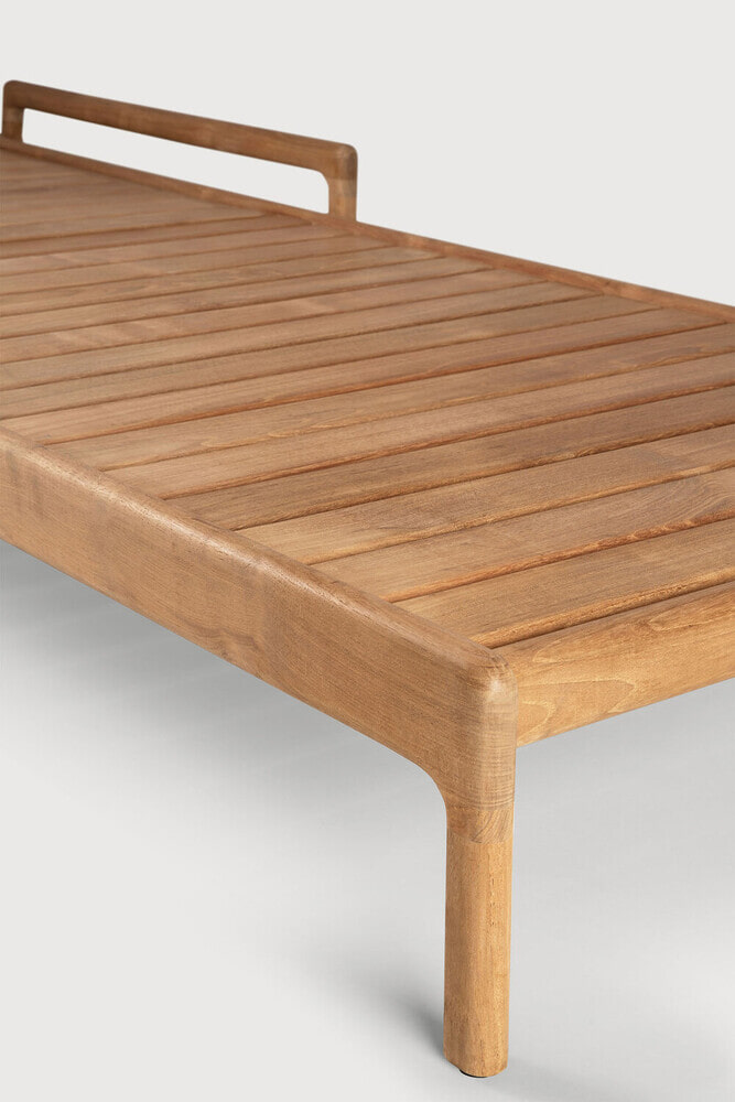 Ethnicraft Verstelbaar Ligbed 'Jack' Teakhout, kleur Naturel