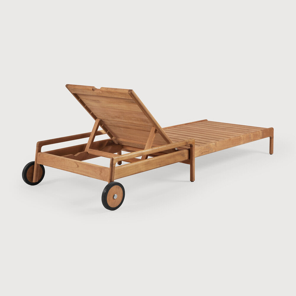 Ethnicraft Verstelbaar Ligbed 'Jack' Teakhout, kleur Naturel