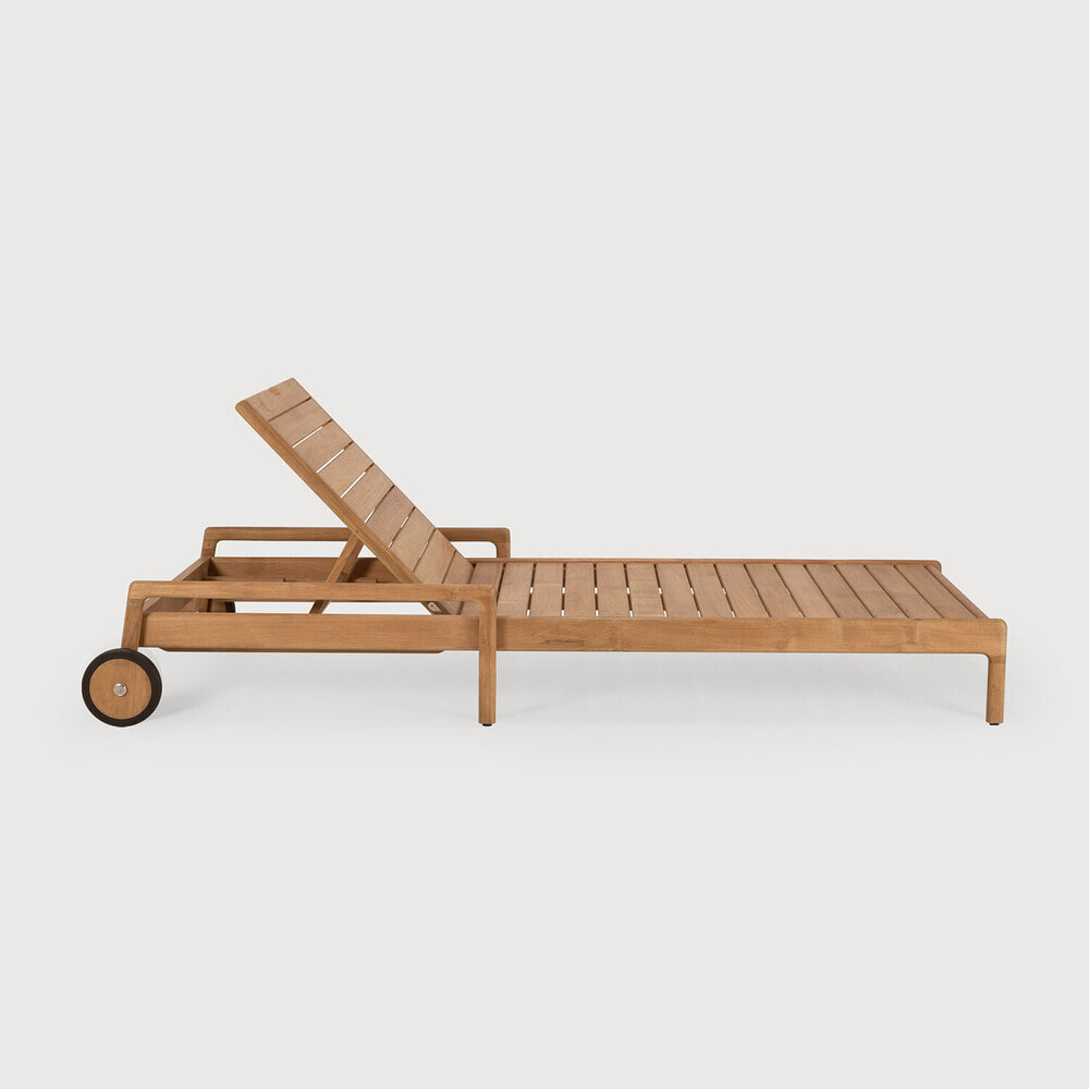 Ethnicraft Verstelbaar Ligbed 'Jack' Teakhout, kleur Naturel