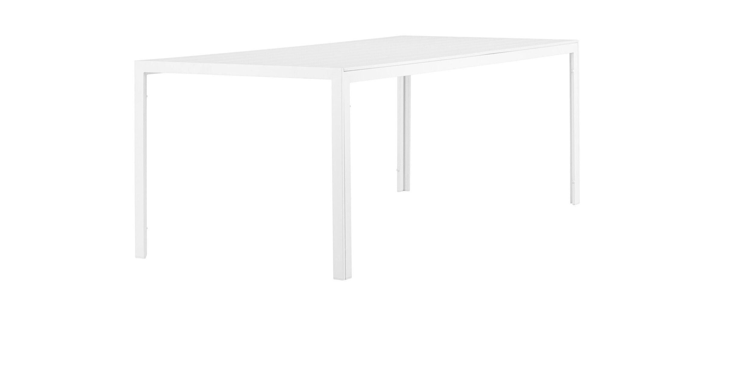 Nohr Tuintafel 'Erikka' 205 x 90cm, kleur Wit