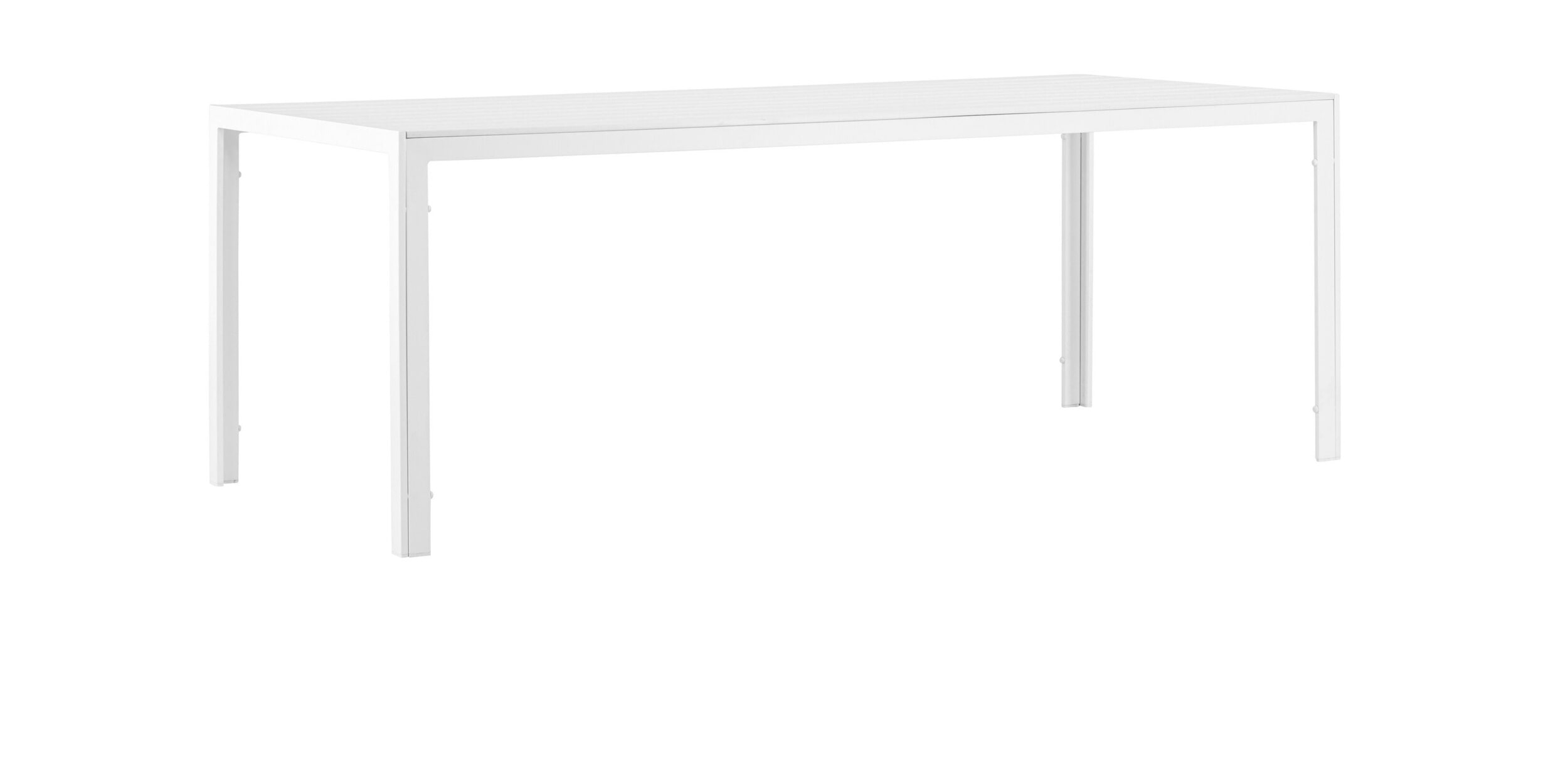 Nohr Tuintafel 'Erikka' 205 x 90cm, kleur Wit