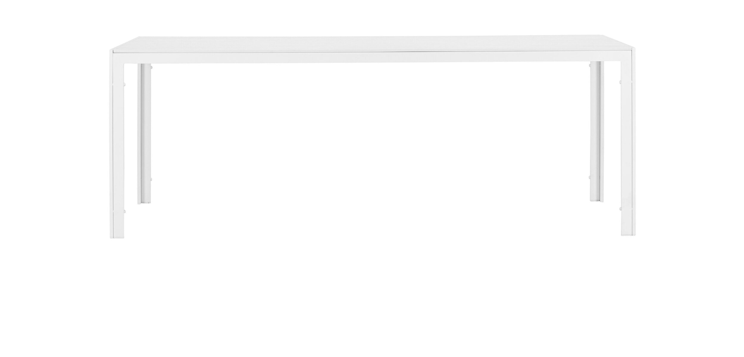 Nohr Tuintafel 'Erikka' 205 x 90cm, kleur Wit