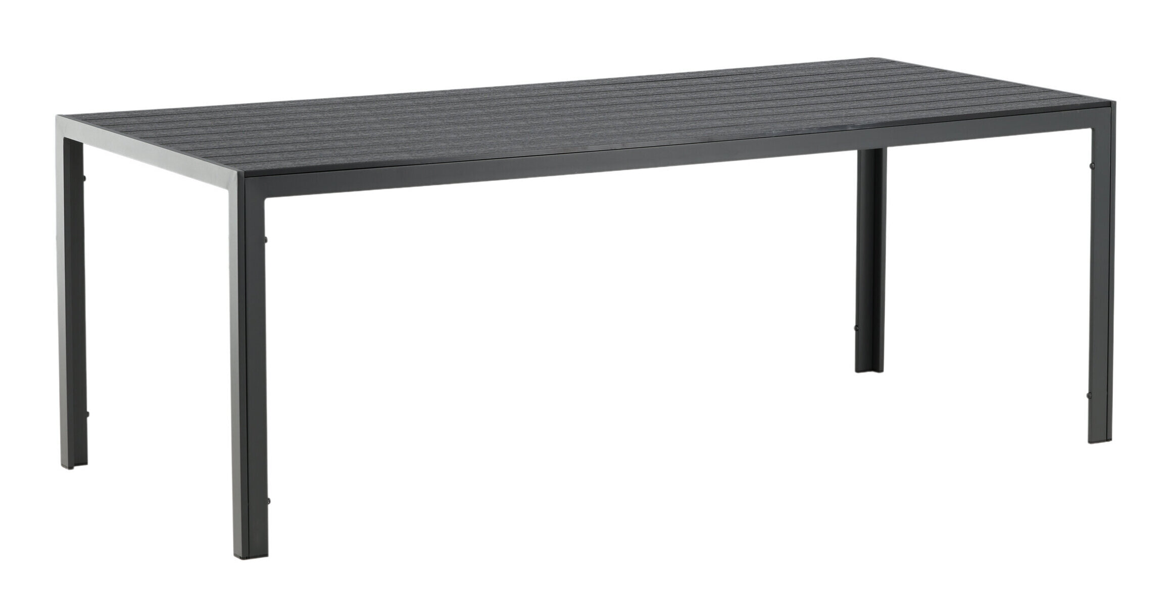 Nohr Tuintafel 'Erikka' 205 x 90cm, kleur Zwart
