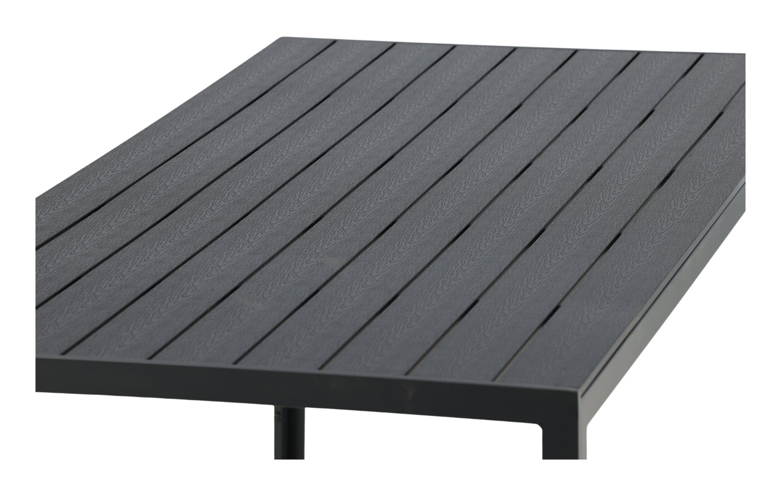 Nohr Tuintafel 'Erikka' 205 x 90cm, kleur Zwart