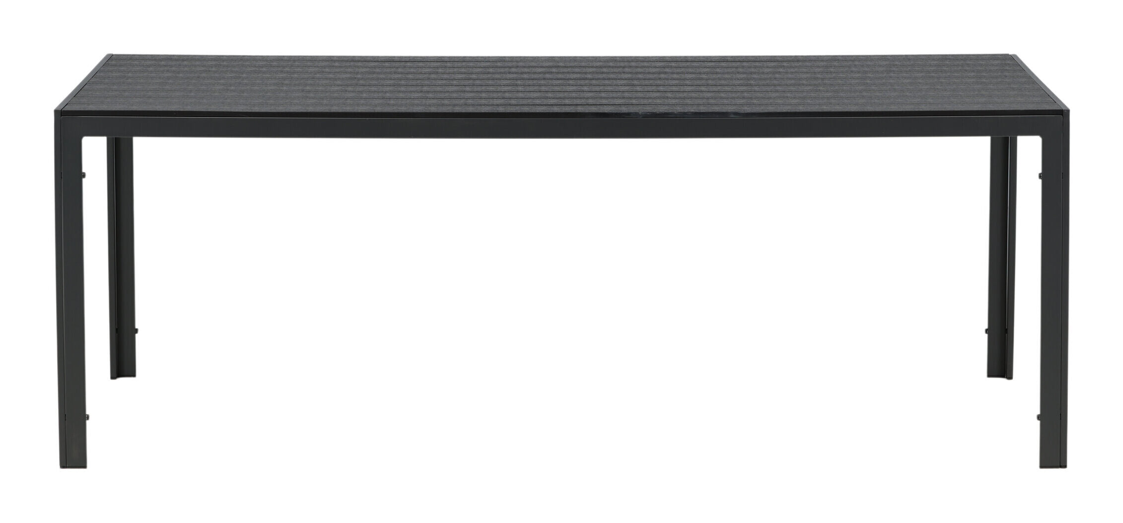 Nohr Tuintafel 'Erikka' 205 x 90cm, kleur Zwart
