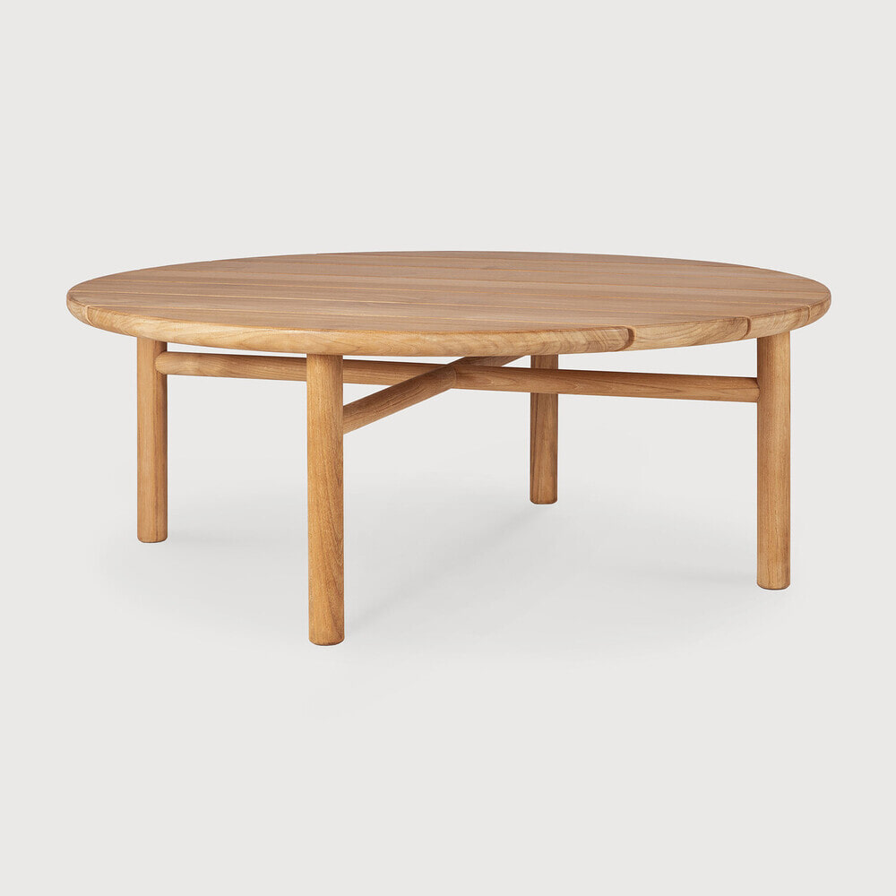 Ethnicraft Ronde Outdoor Salontafel Quatro Teakhout, 95cm