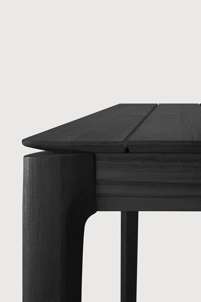 Ethnicraft Tuintafel 'Bok' Gevernist Teakhout, 200 x 100cm, kleur Zwart