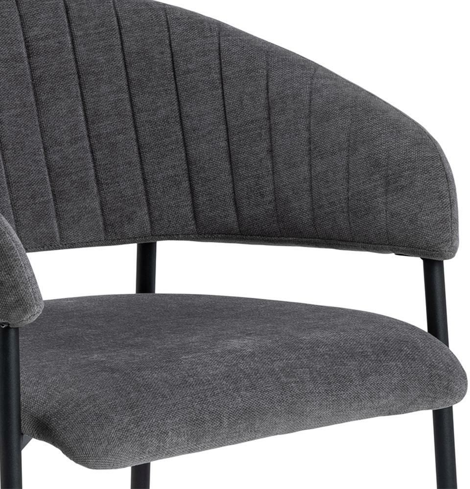 Bendt Eetkamerstoel 'Preben' kleur Donkergrijs