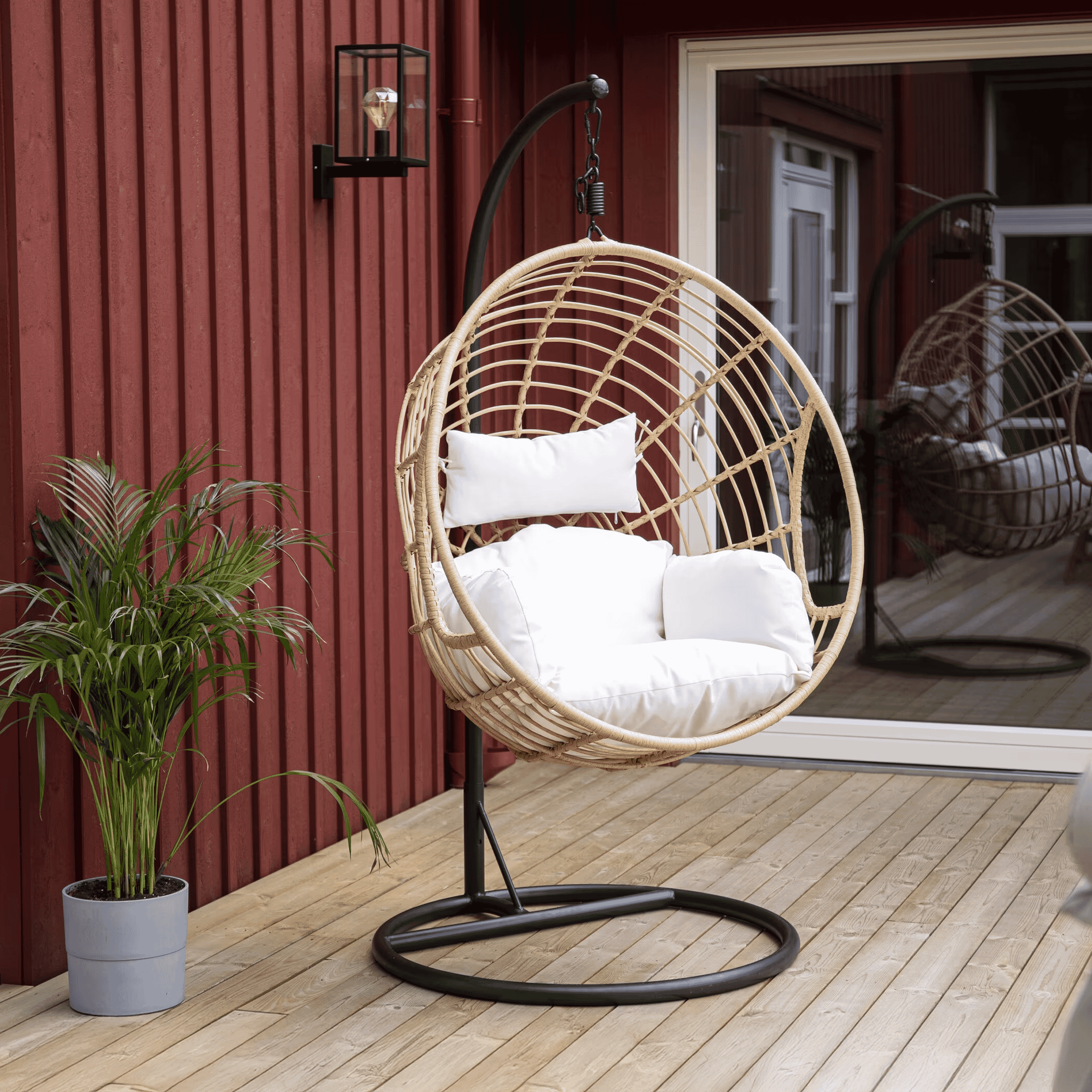 Nohr Hangstoel 'Karine' Rotan, kleur Naturel