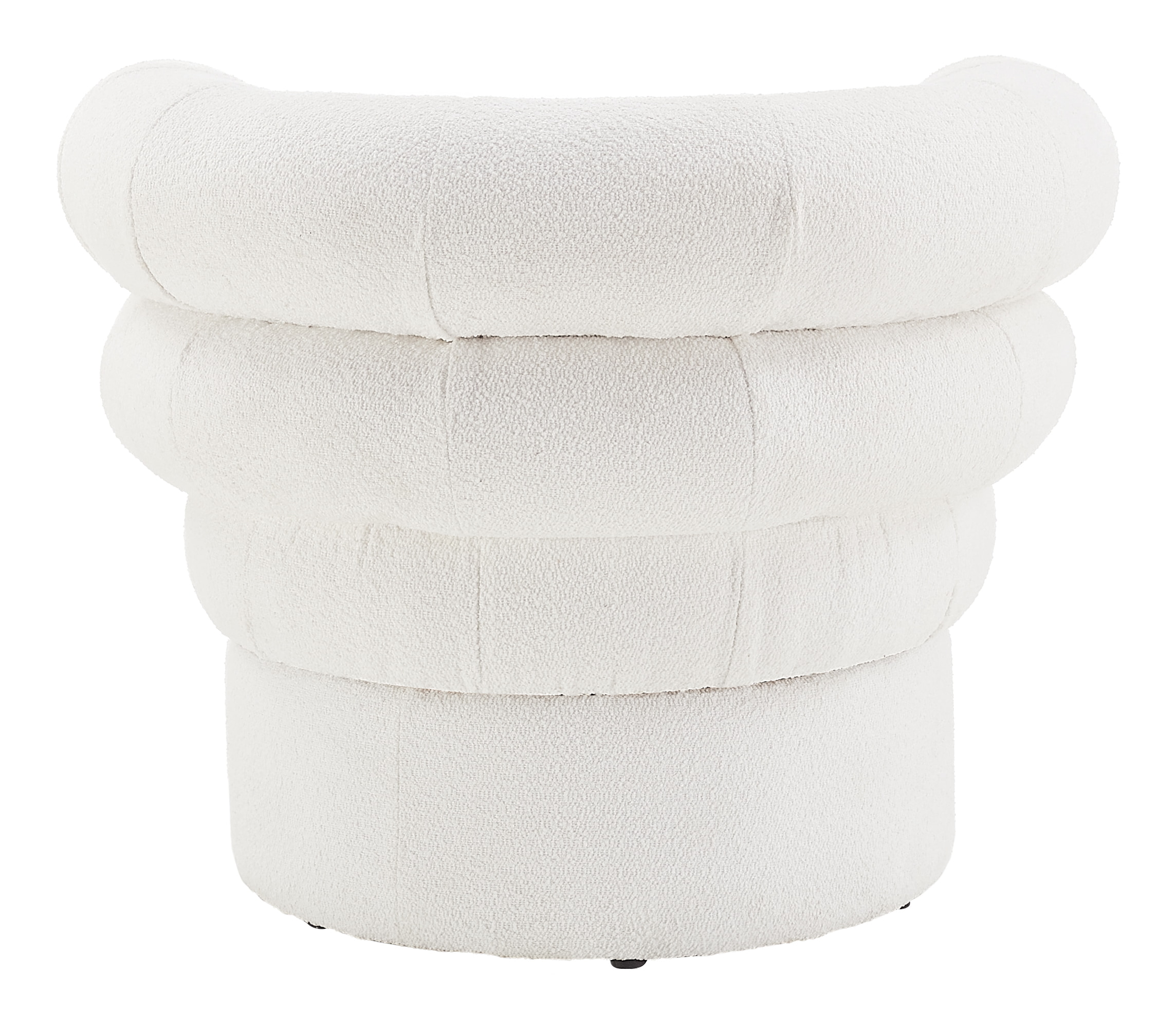 Artistiq Fauteuil 'Merrick' Bouclé, kleur wit