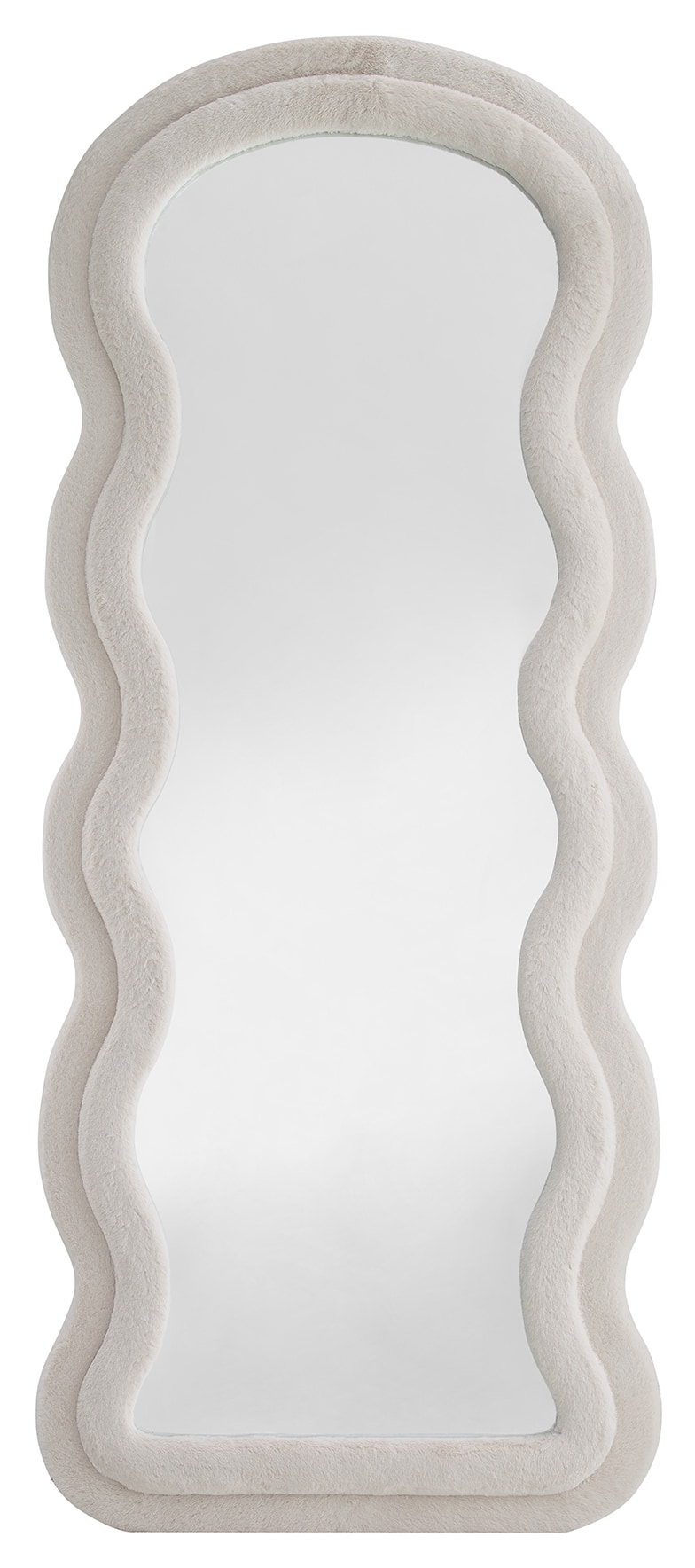 Artistiq Organische Spiegel 'Loria' Imitatiebont 170 x 70cm, kleur beige