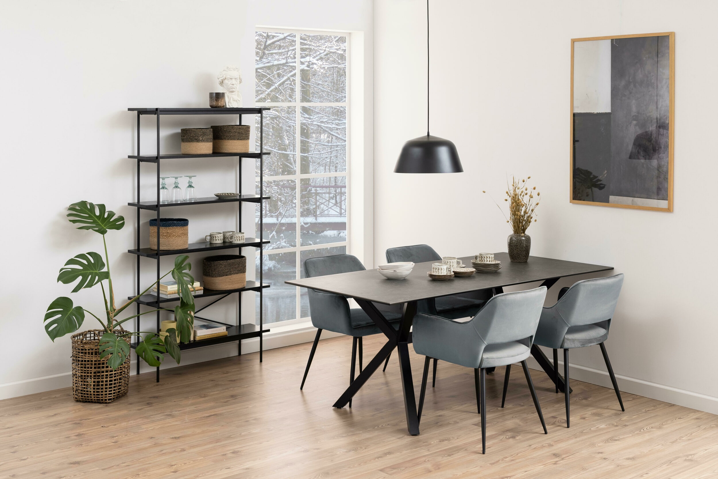 Bendt Wandrek 'Mick' 94 x 172cm, kleur Zwart