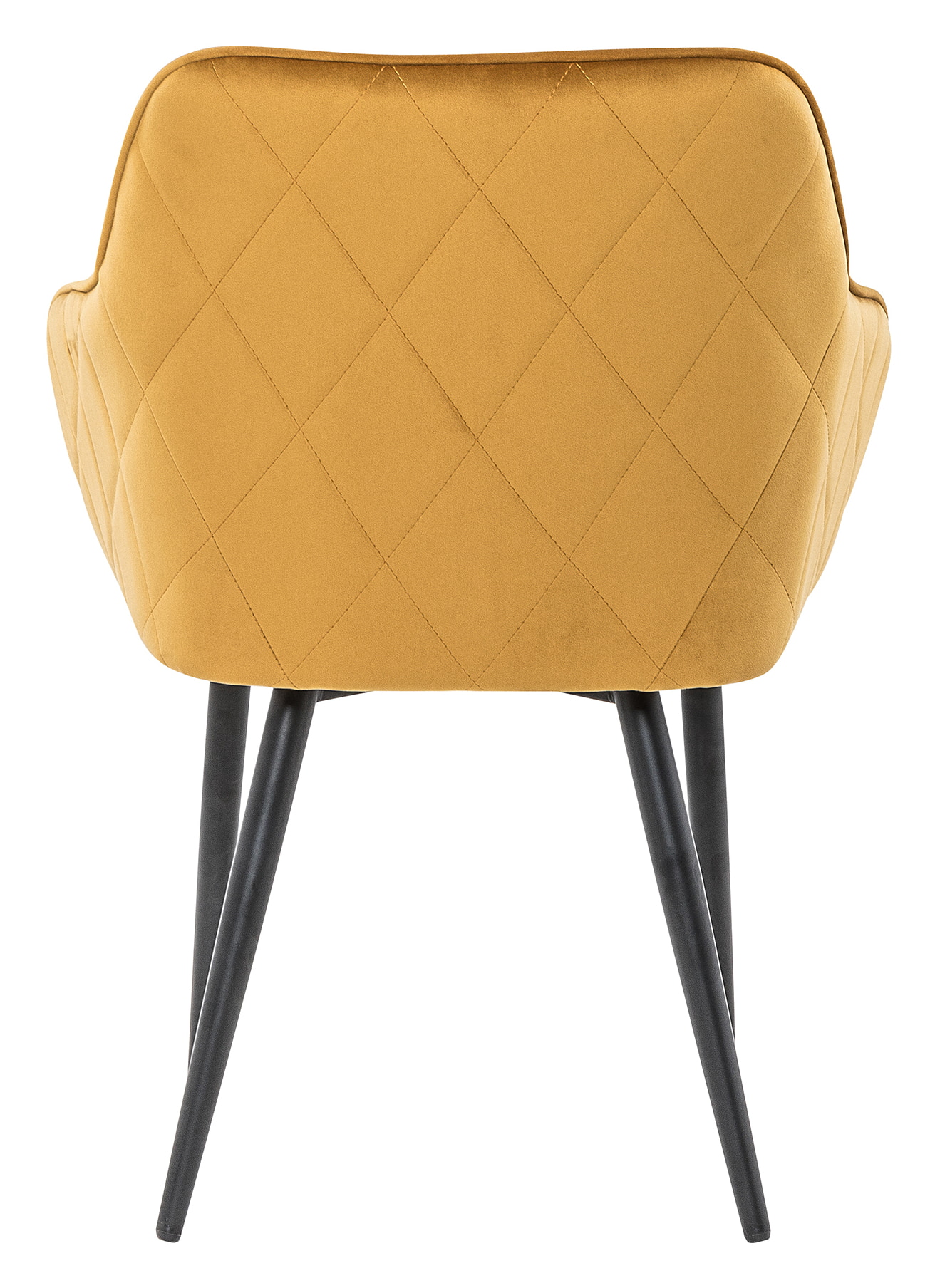 Artistiq Eetkamerstoel 'Juna' Velvet, kleur Geel