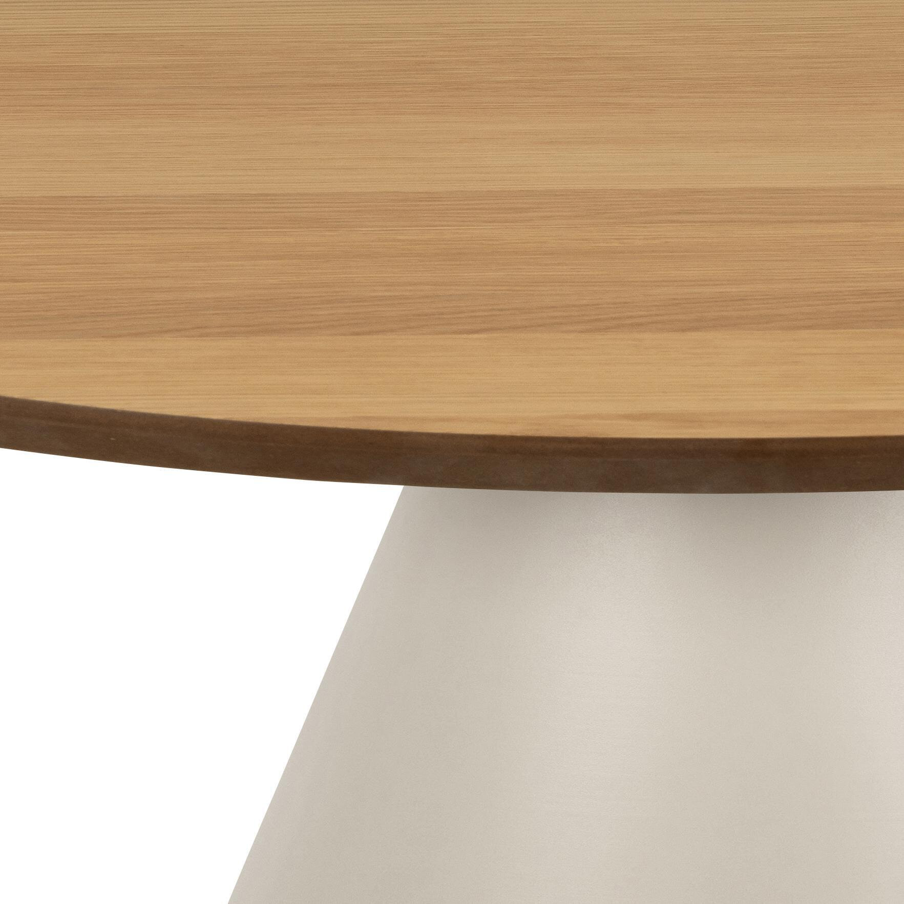 Bendt Ronde Salontafel 'Anemone' Eiken, 85cm