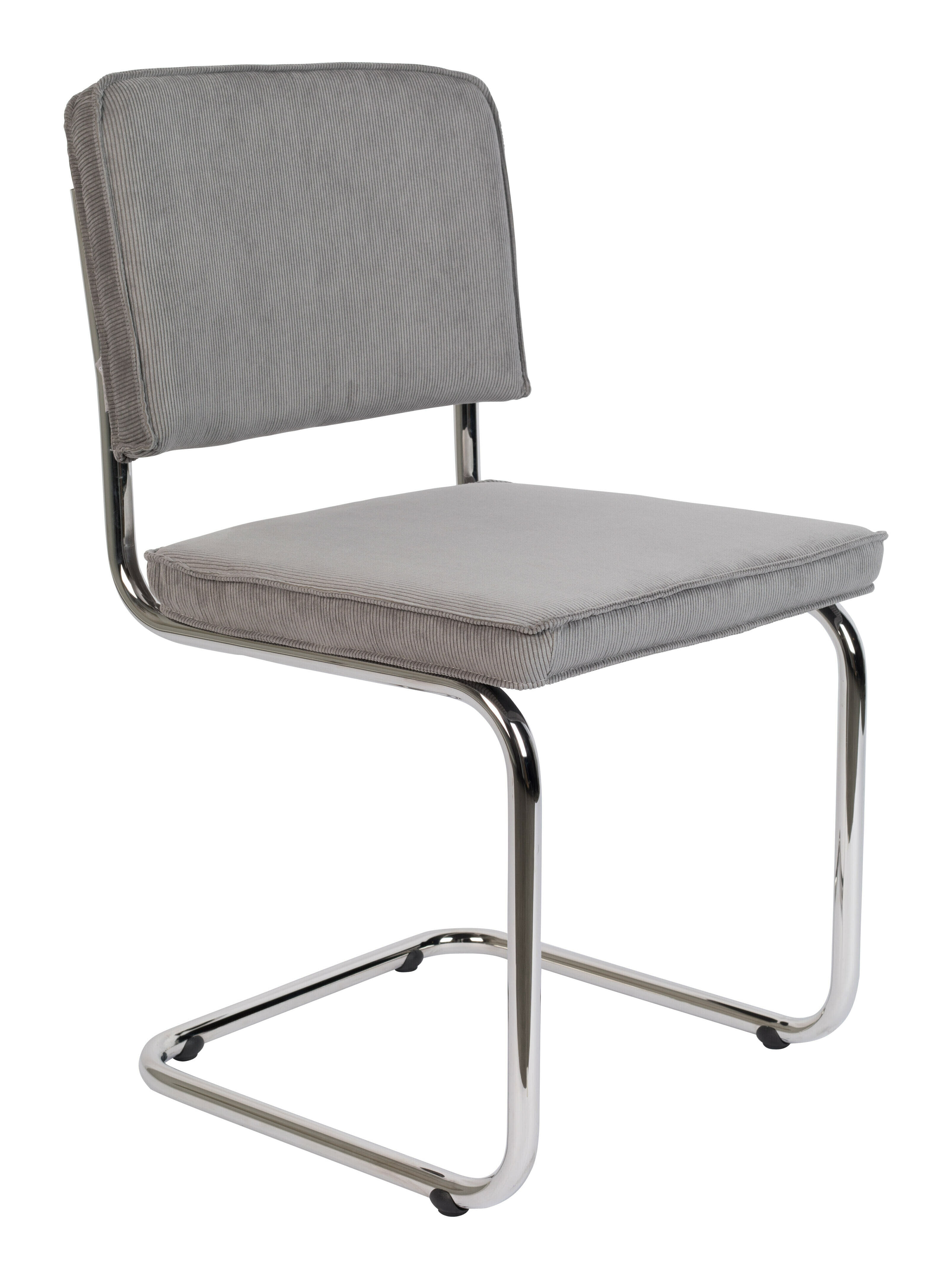 Zuiver Eetkamerstoel 'Ridge' Rib, kleur Lichtgrijs