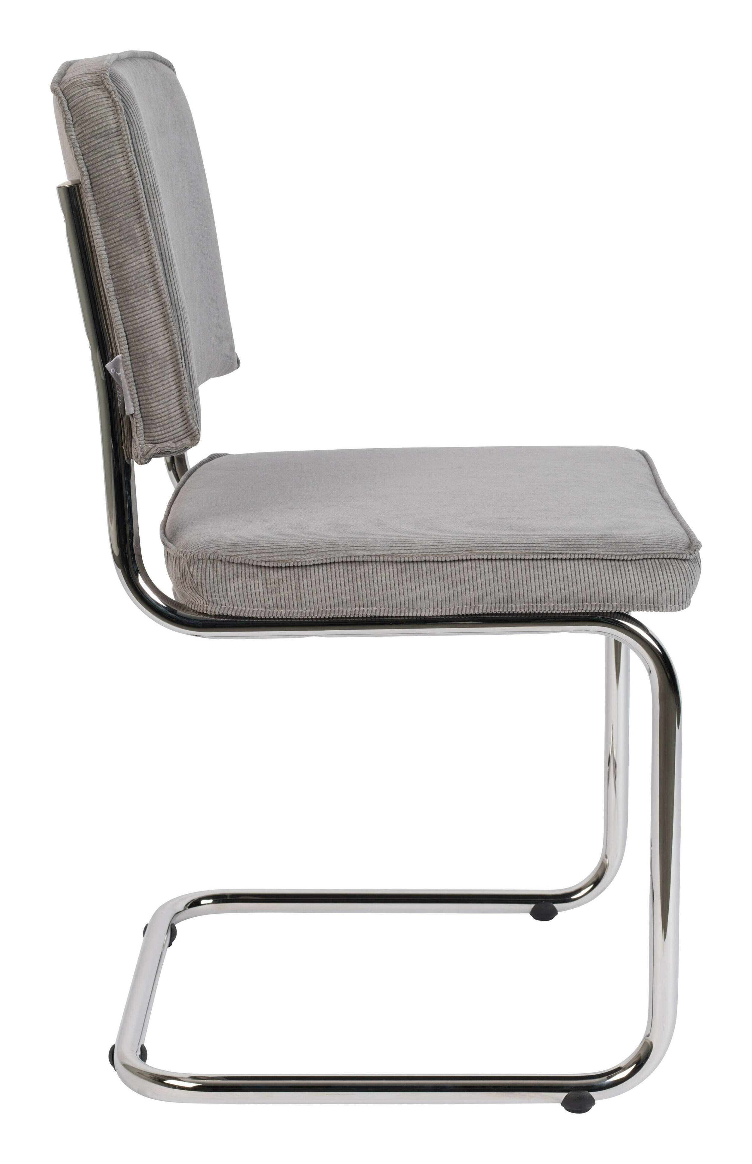 Zuiver Eetkamerstoel 'Ridge' Rib, kleur Lichtgrijs