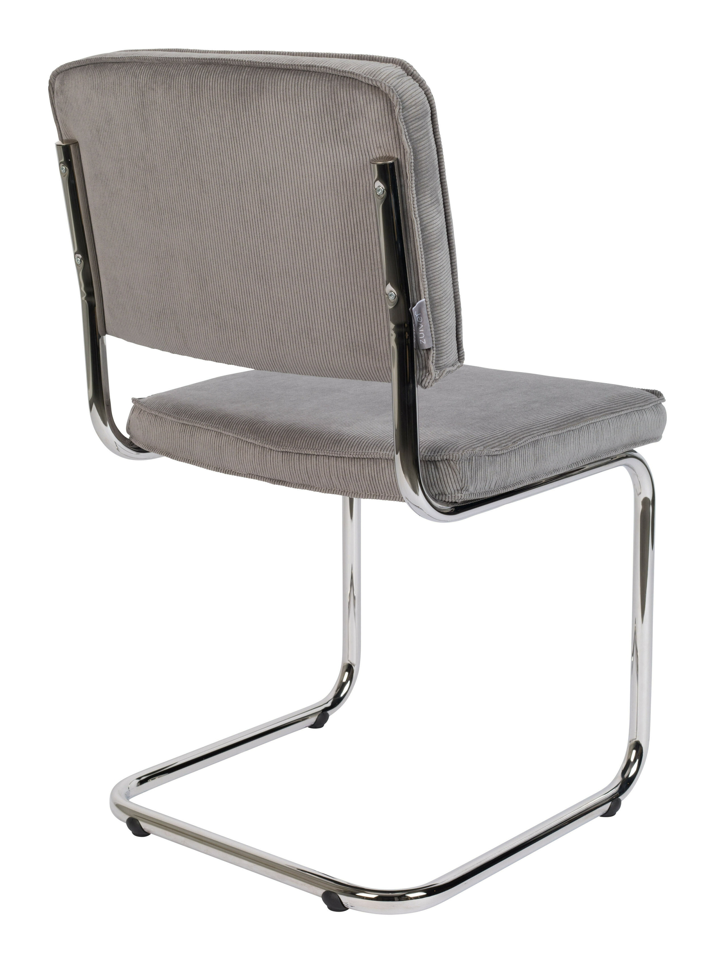 Zuiver Eetkamerstoel 'Ridge' Rib, kleur Lichtgrijs
