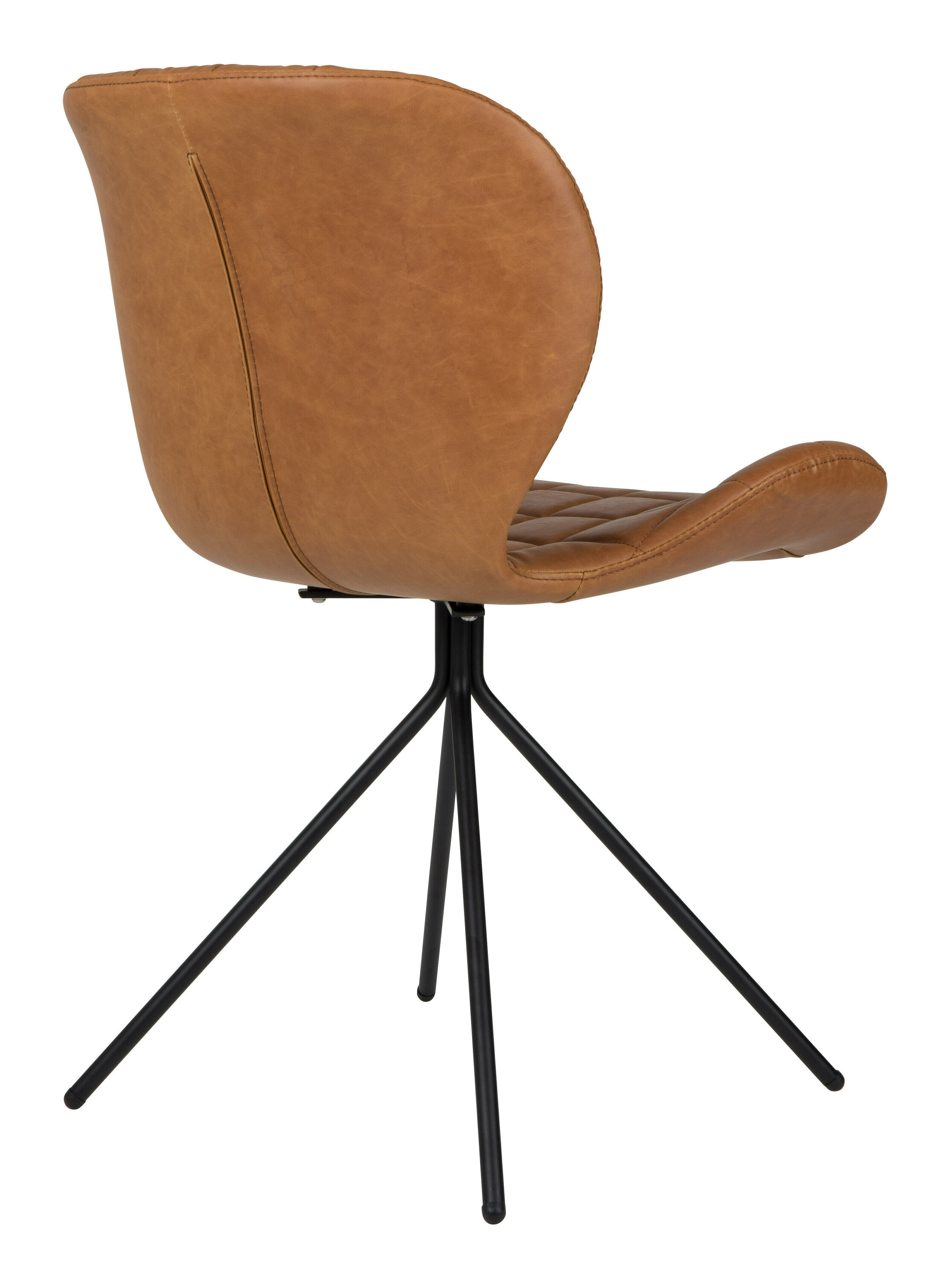 Zuiver Eetkamerstoel 'OMG' PU, kleur Camel
