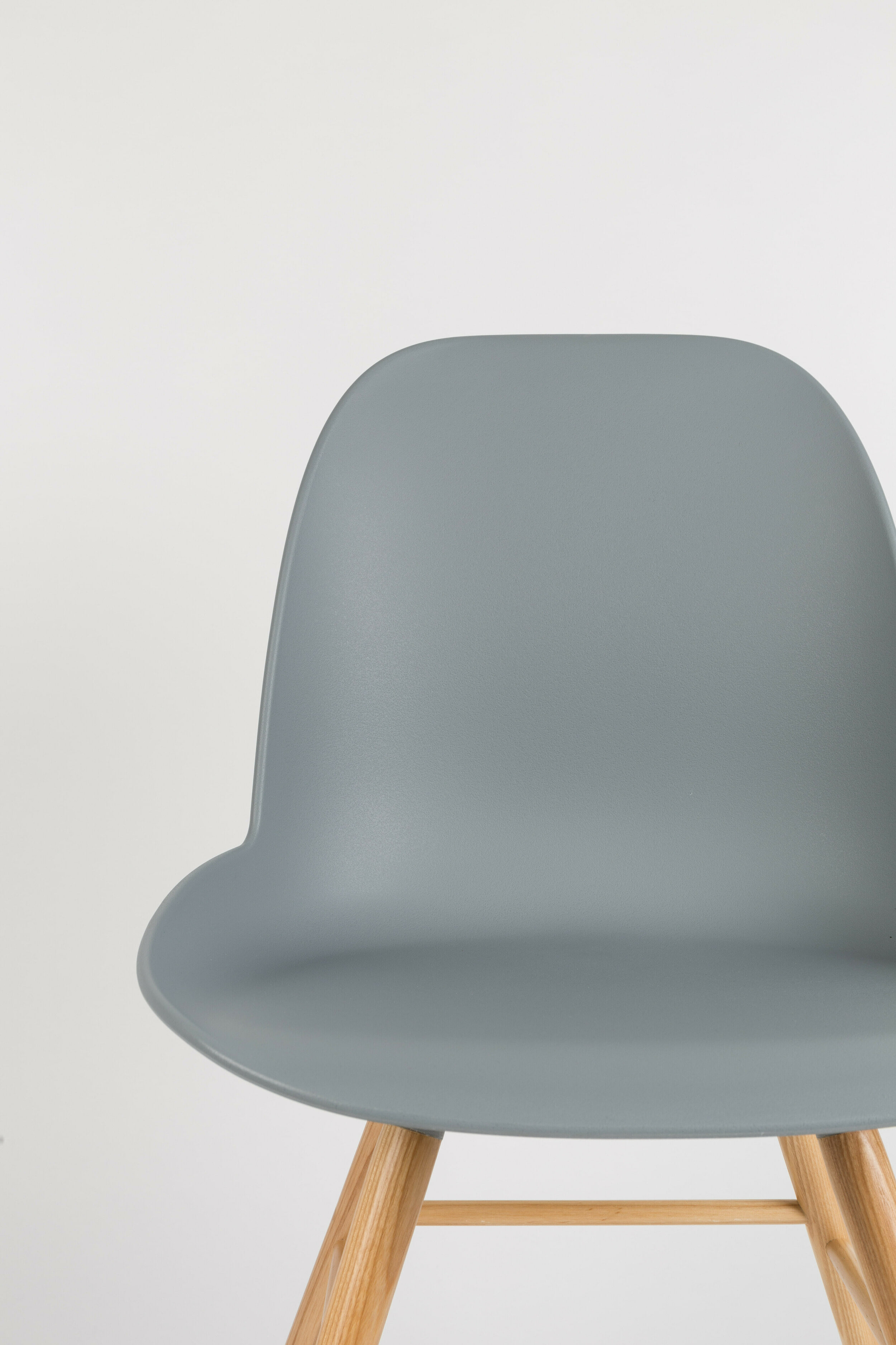 Zuiver Eetkamerstoel 'Albert Kuip' PP. kleur Lichtgrijs