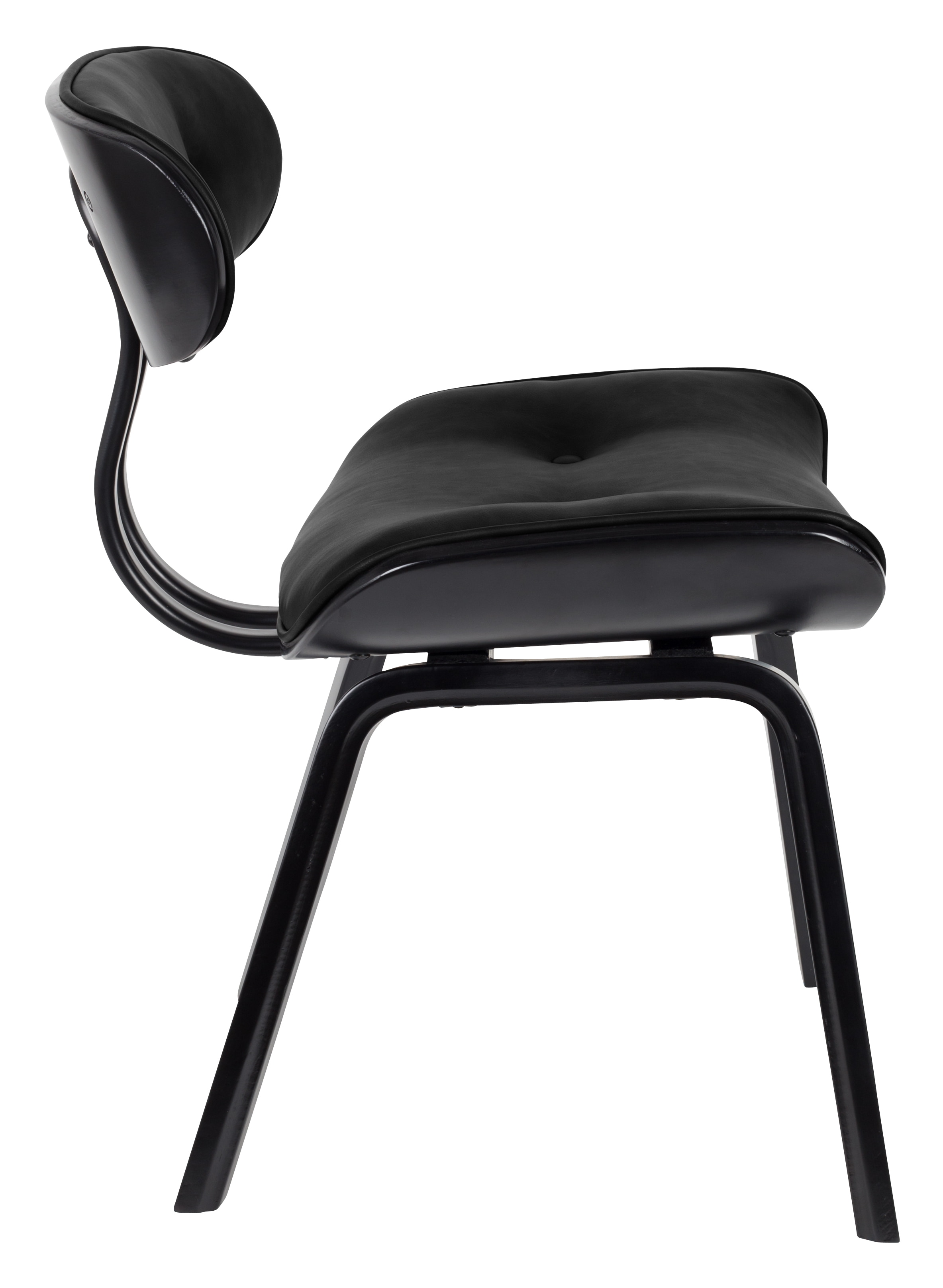 Dutchbone Eetkamerstoel 'Blackwood' kleur Zwart