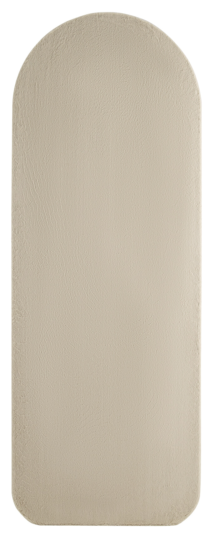Artistiq Gebogen Spiegel 'Giorgio' Imitatiebont 160 x 60cm, kleur champagne
